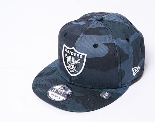 Kšiltovka New Era 9FIFTY NFL Team Camo Las Vegas Raiders Midnite Camo