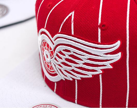 Kšiltovka Mitchell & Ness NHL TEAM PIN SNAPBACK RED WINGS Red