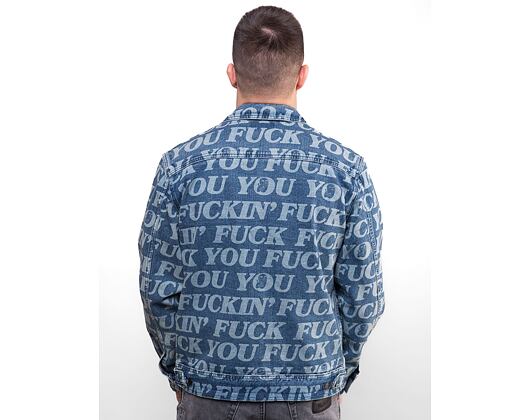 Bunda RIP N DIP Fuckin Fuck Denim Jacket Medium Wash