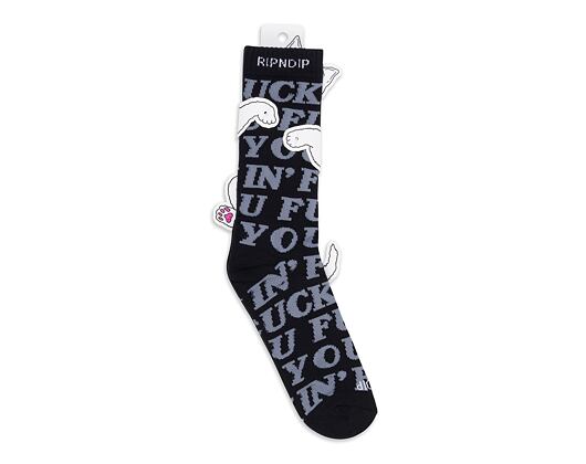 Ponožky RIP N DIP Fuckin Fuck Socks RND10017 Black