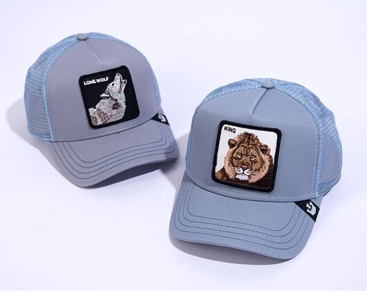 Kšiltovka Goorin - The King Lion Trucker - Slate Blue