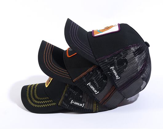 Kšiltovka Capslab Scooby-Doo - Runner Scooby Trucker Black