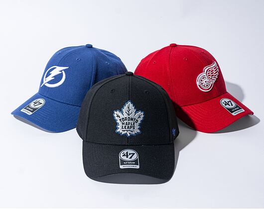 Kšiltovka '47 Brand NHL Toronto Maple Leafs Metallic Snap MVP Black