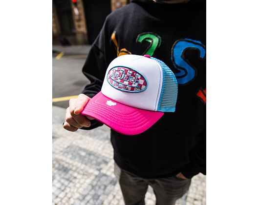 Kšiltovka Von Dutch Trucker Tampa Foam White/Lt.Blue