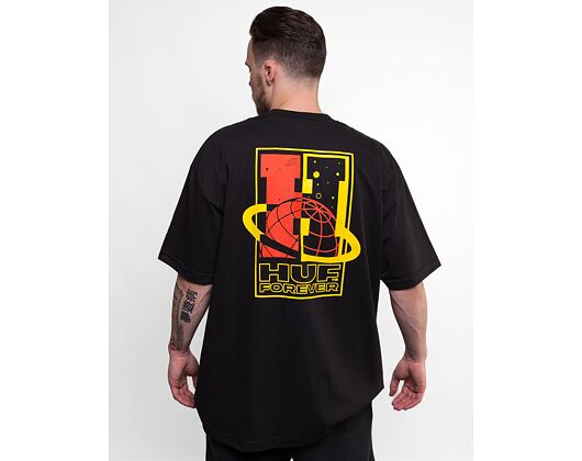 Triko HUF Galaxywide T-Shirt Black