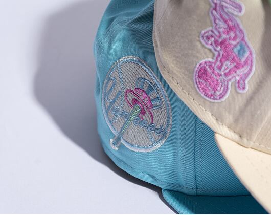 Kšiltovka New Era 9FIFTY MLB Pastel Patch New York Yankees Pastel Blue / Light Cream