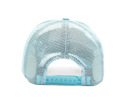 Dětská Kšiltovka New Era 9FORTY Kids A-Frame Trucker MLB Tonal Mesh Los Angeles Dodgers Pastel Blue