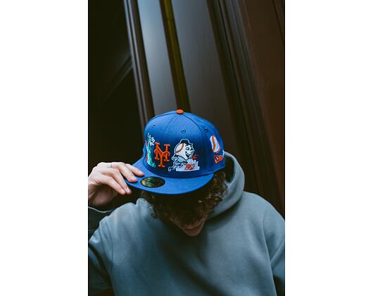 Kšiltovka Adam Wave New Era 59FIFTY MLB Authentic Performance New York Mets Fitted Team Color
