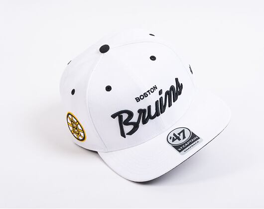 Kšiltovka '47 Brand NHL Boston Bruins Crosstown Pop CAPTAIN White