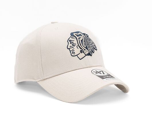 Kšiltovka '47 Brand NHL Chicago Blackhawks '47 MVP SNAPBACK Off White
