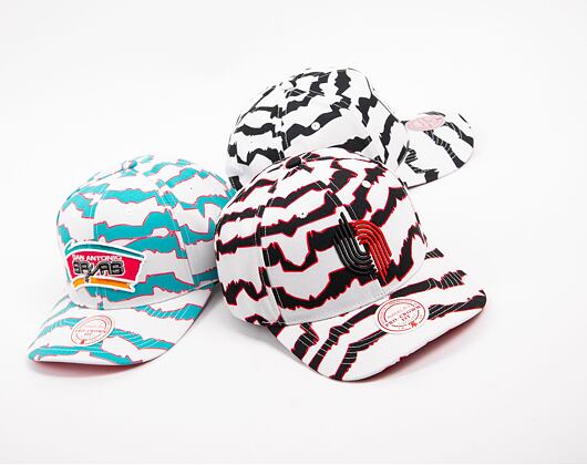 Kšiltovka Mitchell & Ness NBA Krookz Pro Snapback Hwc San Antonio Spurs White / Teal