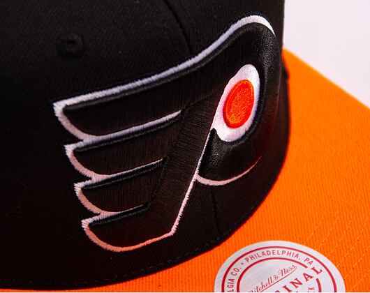 Kšiltovka Mitchell & Ness NHL Team 2 Tone 2.0 Snapback Philadelphia Flyers Black / Orange