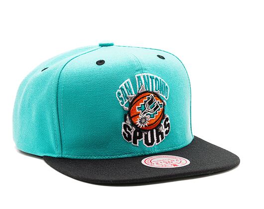 Kšiltovka Mitchell & Ness NBA Breakthrough Snapback Hwc San Antonio Spurs Teal