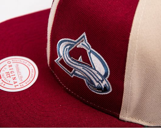 Kšiltovka Mitchell & Ness NHL Pop Panel Snapback Colorado Avalanche Off White