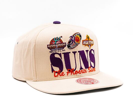 Kšiltovka Mitchell & Ness NBA Reframe Retro Snapback Hwc Phoenix Suns Off White