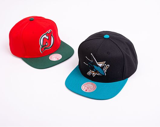Kšiltovka Mitchell & Ness - NHL Team 2 Tone 2.0 Snapback - San Jose Sharks - Black-Teal