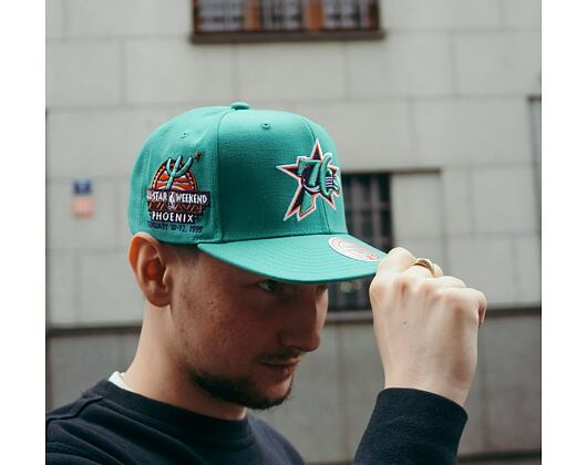Kšiltovka Mitchell & Ness NBA Desert Green Snapback Hwc Philadelphia 76Ers Teal