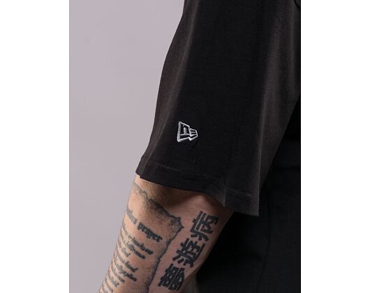 Triko New Era NBA Infill Logo Oversized Tee Miami Heat Black / Scarlet