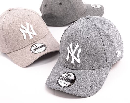 Kšiltovka New Era 9FORTY MLB Jersey New York Yankees Dark Grey / White