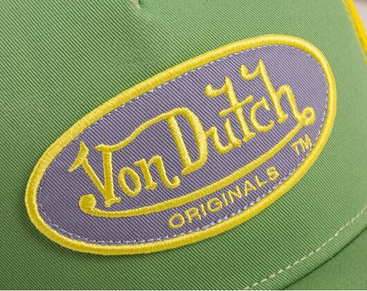 Kšiltovka Von Dutch Trucker Boston Green/Yellow