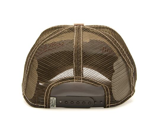 Kšiltovka Von Dutch Trucker Boston Powder/Brown