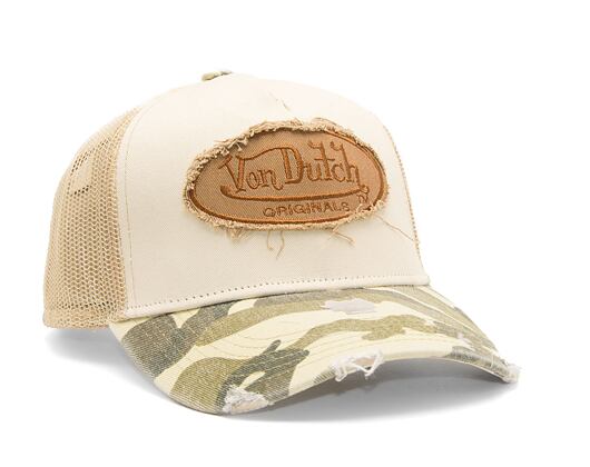 Kšiltovka Von Dutch Trucker Kalmar Sand/Sand