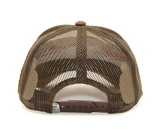 Kšiltovka Von Dutch Trucker Kalmar Poly Woven Brown Bandana