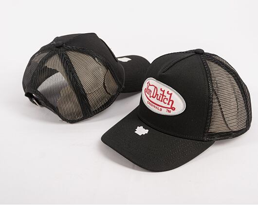 Kšiltovka Von Dutch Boston Trucker Cotton Black / Red