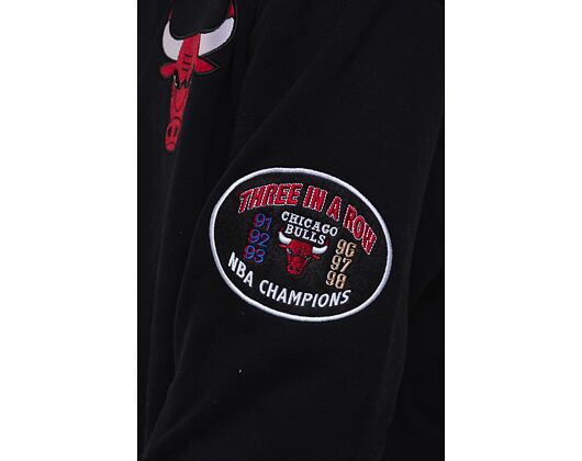 Mikina Mitchell & Ness NBA City Collection Fleece Hoody Bulls Black