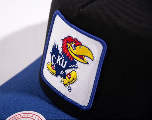 Kšiltovka Mitchell & Ness Ncaa Truck It Trucker Kansas Black