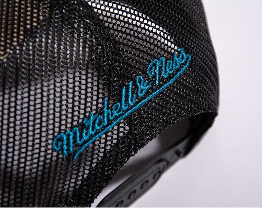 Kšiltovka Mitchell & Ness Nhl Gold Leaf Trucker Sharks Black