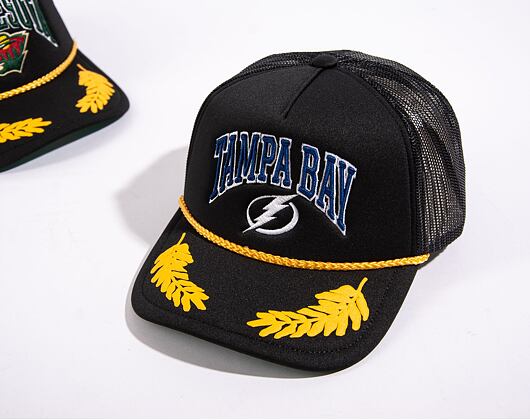 Kšiltovka Mitchell & Ness Nhl Gold Leaf Trucker Lightning Black