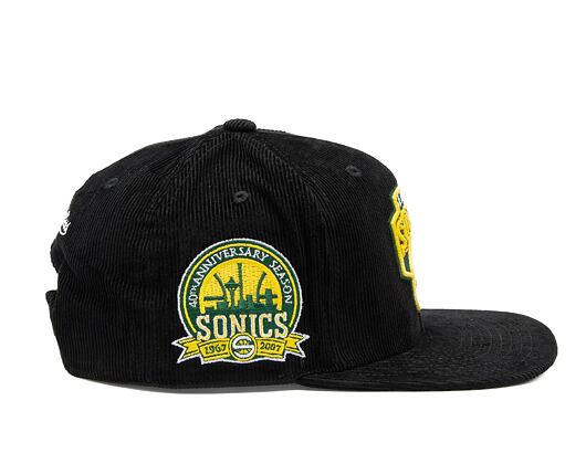 Kšiltovka Mitchell & Ness Nba Black Cord Snapback Hwc Supersonics Black