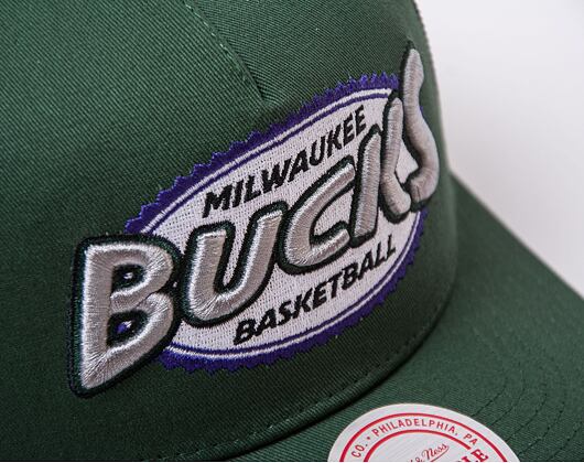 Kšiltovka Mitchell & Ness NBA Team Seal Trucker HWC Bucks Green