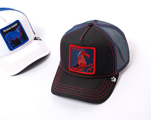 Kšiltovka Goorin - 'Acid Trip Pack' - Stallion Trip - Black / Red