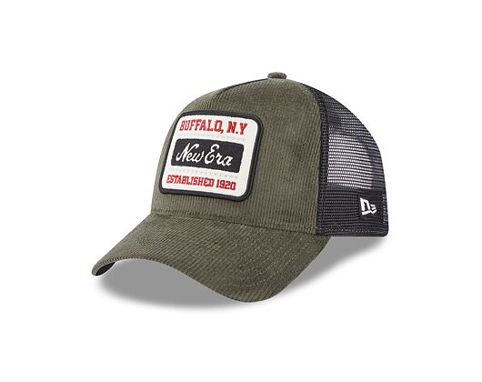 Kšiltovka New Era 9FORTY A-Frame Trucker Cord Trucker New Olive / Black