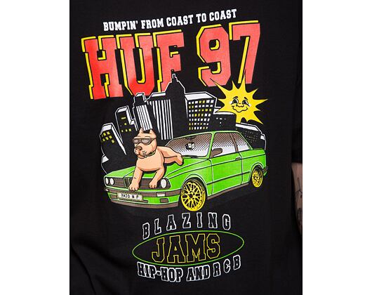 Triko HUF Blazing Jams T-Shirt ts02028-black