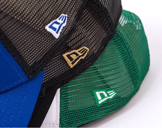 Kšiltovka New Era 9FORTY A-Frame Trucker Black Gold Manchester United FC Black