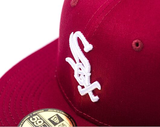 Kšiltovka New Era 59FIFTY MLB League Essential Chicago White Sox Cardinal / White