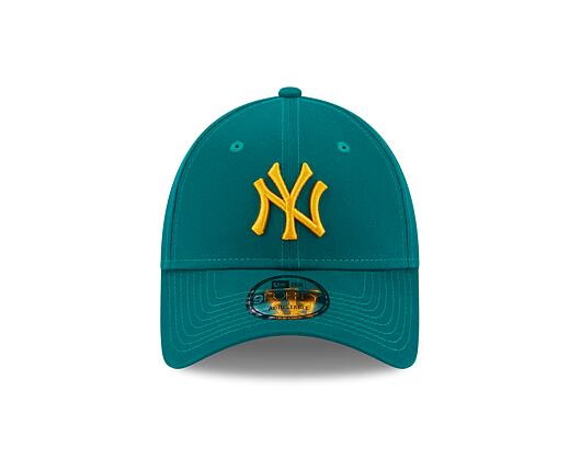 Kšiltovka New Era 9FORTY MLB League Essential New York Yankees Malachite / Mellow Yellow