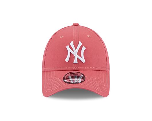 Kšiltovka New Era 9FORTY MLB League Essential New York Yankees Litmus Pink / Optic White