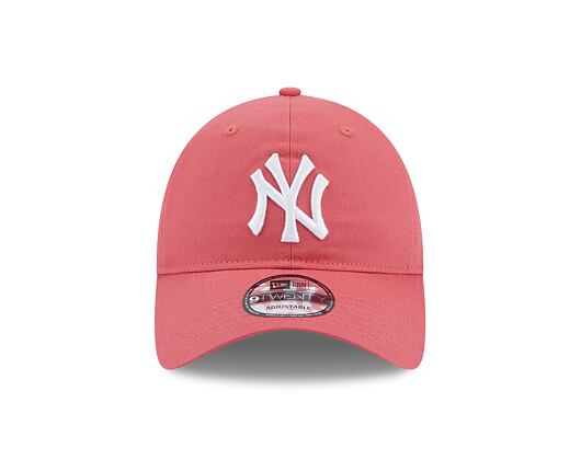 Kšiltovka New Era 9TWENTY MLB League Essential New York Yankees Litmus Pink / Optic White
