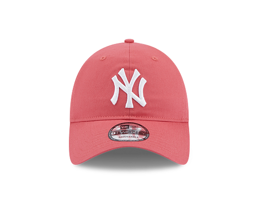 Kšiltovka New Era 9TWENTY MLB League Essential New York Yankees Litmus Pink / Optic White
