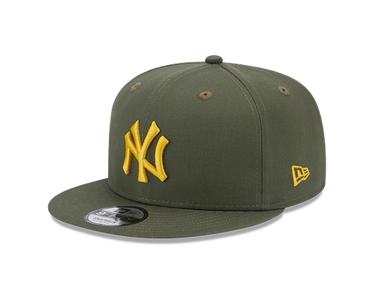 Kšiltovka New Era 9FIFTY MLB Side Patch New York Yankees New Olive / Mellow Yellow
