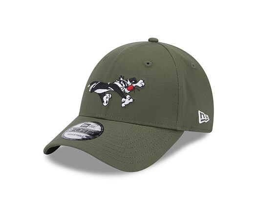 Kšiltovka New Era 9FORTY Looney Tunes Sylvester New Olive / Stone