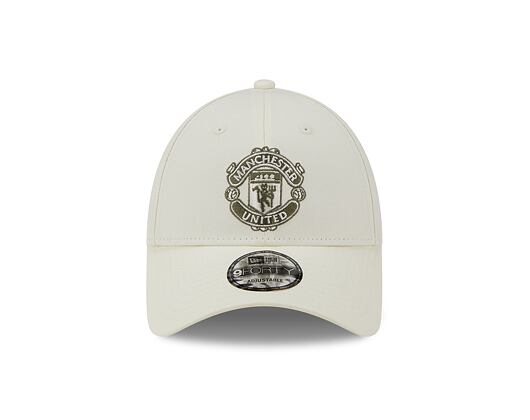 Kšiltovka New Era 9FORTY Seasonal Manchester United FC Off White / New Olive