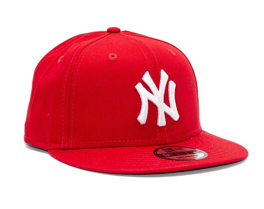 Kšiltovka New Era - MLB Basic 9FIFTY - NY Yankees - Scarlet / White