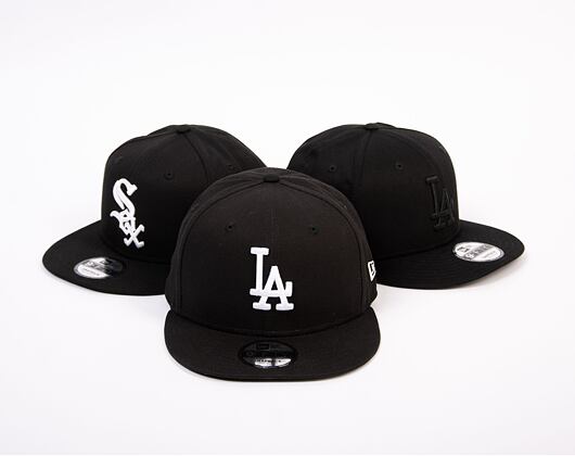 Kšiltovka New Era 9FIFTY MLB Black  Los Angeles Dodgers - Black
