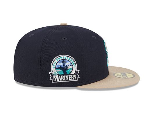 Kšiltovka New Era 59FIFTY MLB "Varsity Pin & Sidepatch" Seattle Mariners