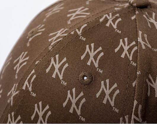 Kšiltovka New Era 9FORTY MLB Monogram New York Yankees Walnut